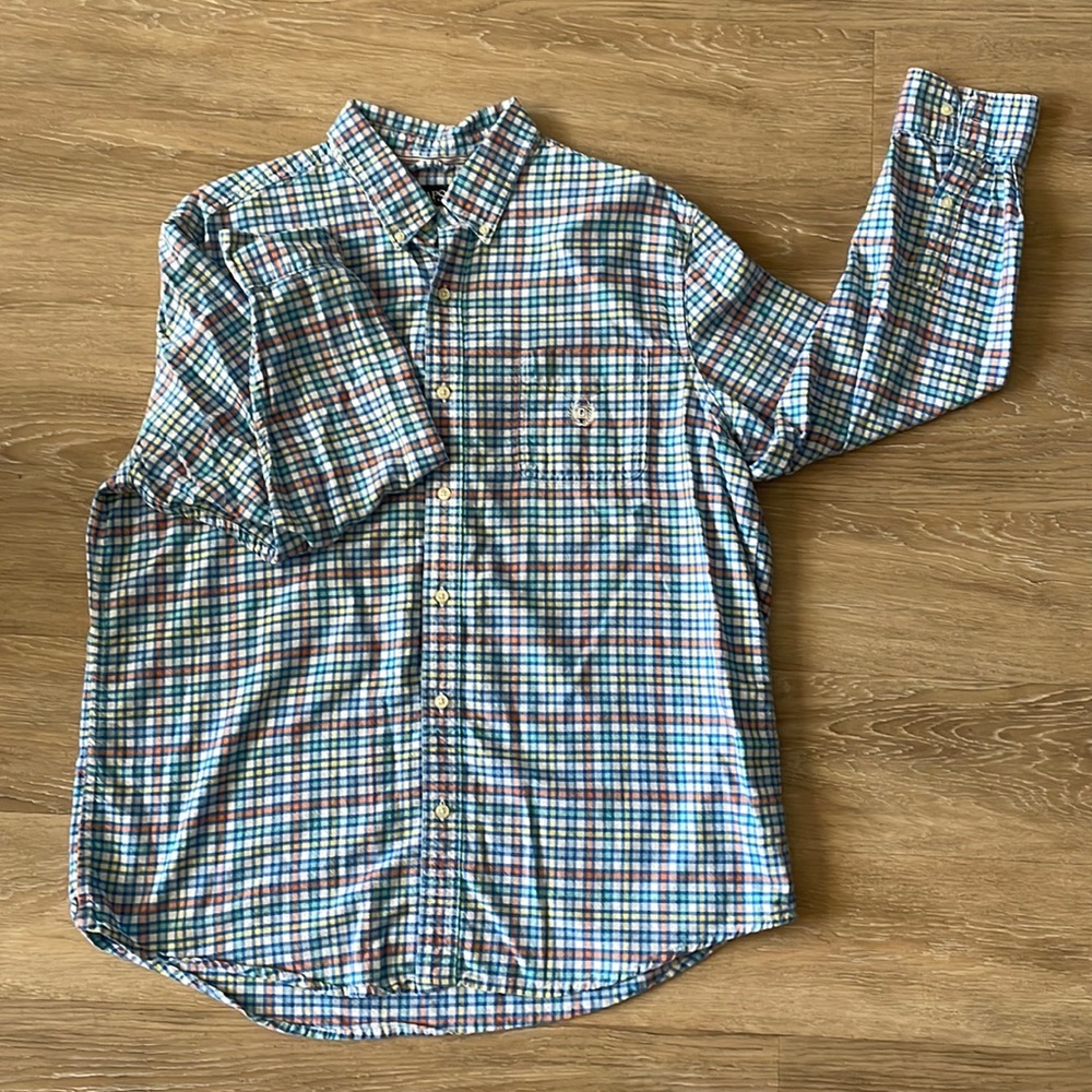 Chaps Bright & Colorful Button-Up - Soft, Lightweight, Breathable Material